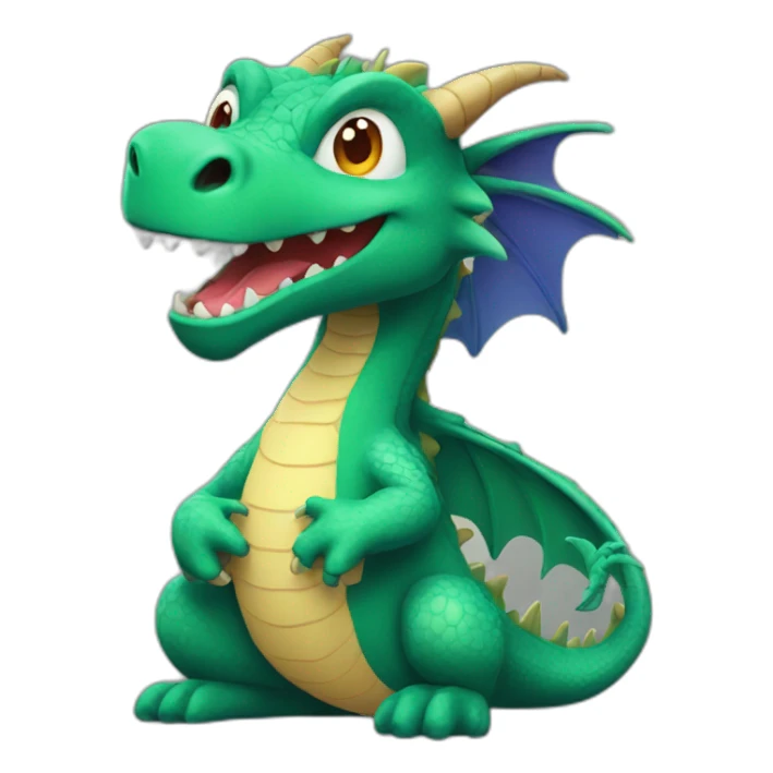 Dragon who play video games sticker