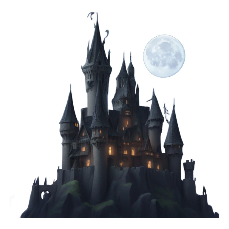 Vampire castle sticker