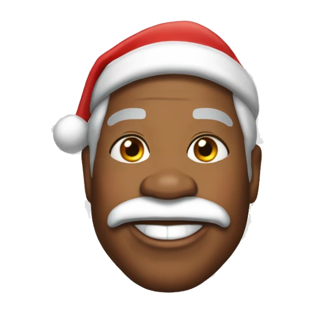 Oprah Winfrey as santa claus sticker
