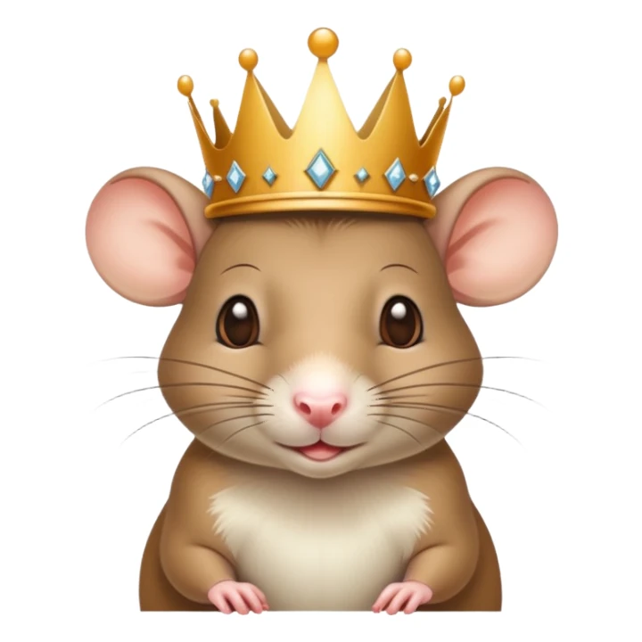 Princess rat sticker