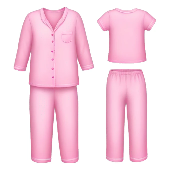 Girly pink pajamas sticker