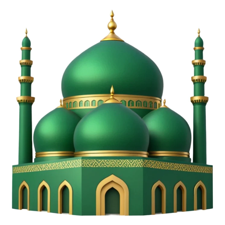 Medina green dome sticker