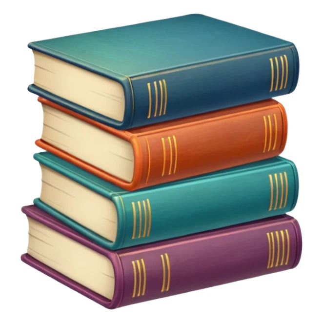 Stack of Books
 sticker