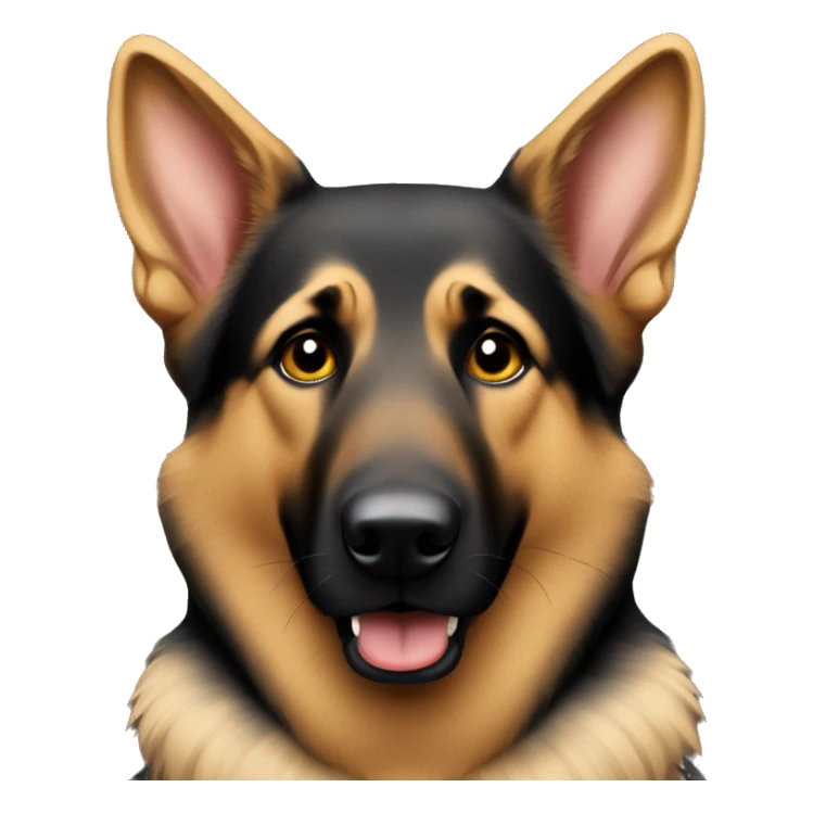 sable german shepherd  sticker
