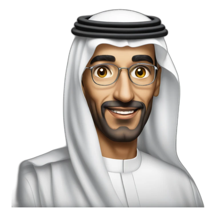 Sheikh zayed Al nahyan uae president sticker