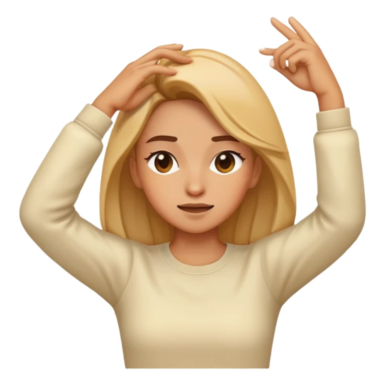 Dabbing female  sticker