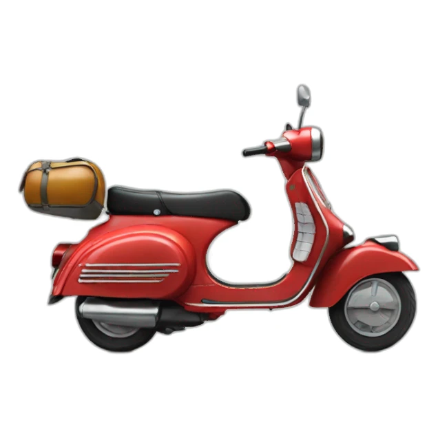 galician ride vespa sticker