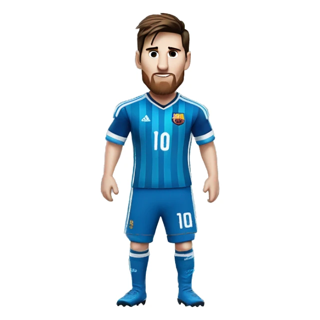 Lionel Messi wearing Sub Zero's clothes sticker