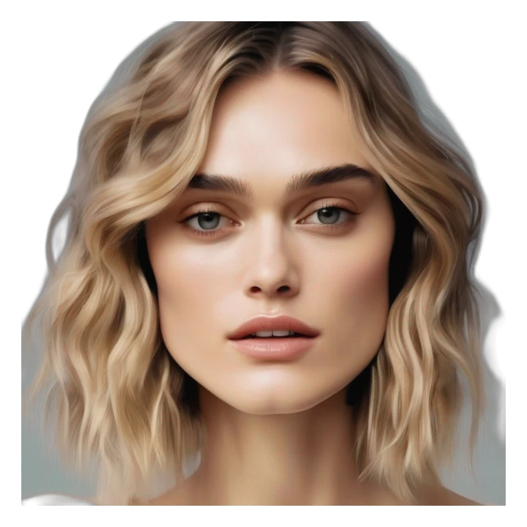 Blonde Keira knightley sticker