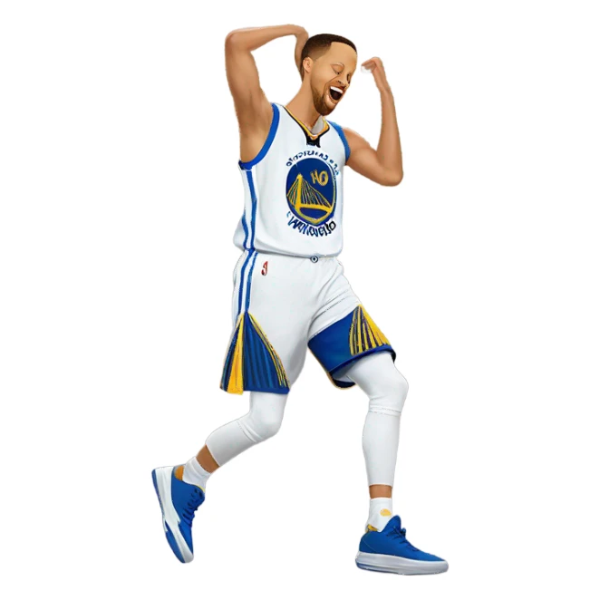 steph curry night night celebration sticker