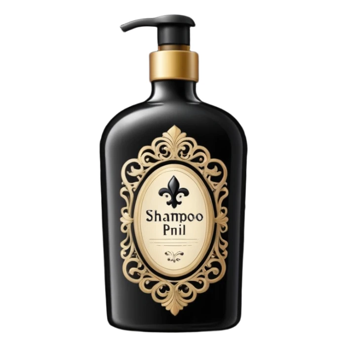 gothic shampoo sticker