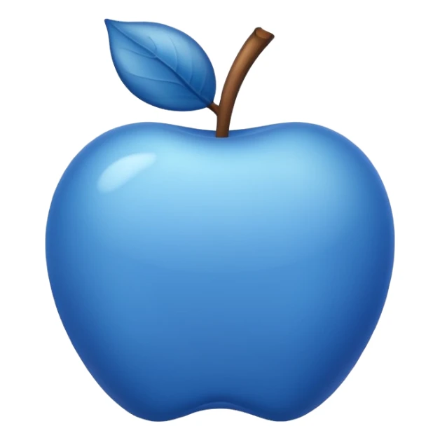 Bloo apple sticker