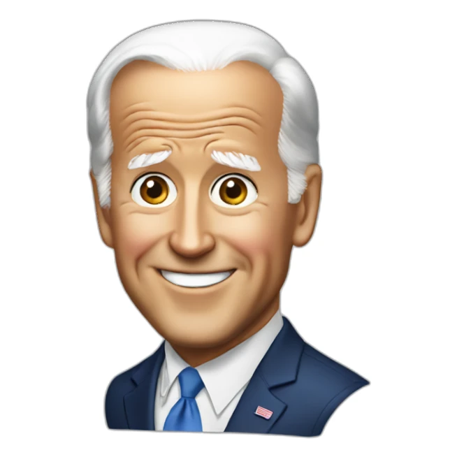 Joe Biden soda sticker