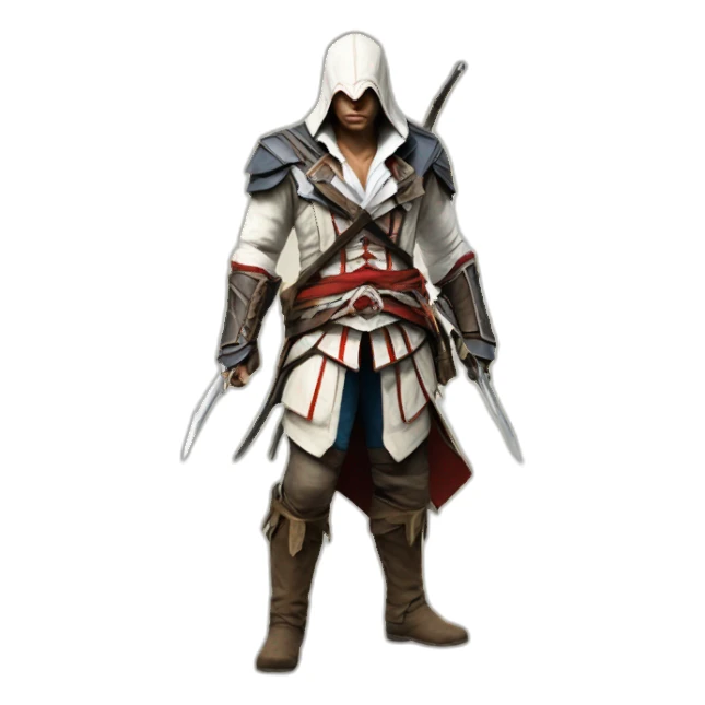 Assassin's Creed 3 game character sticker