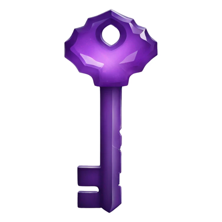 amethyst key sticker
