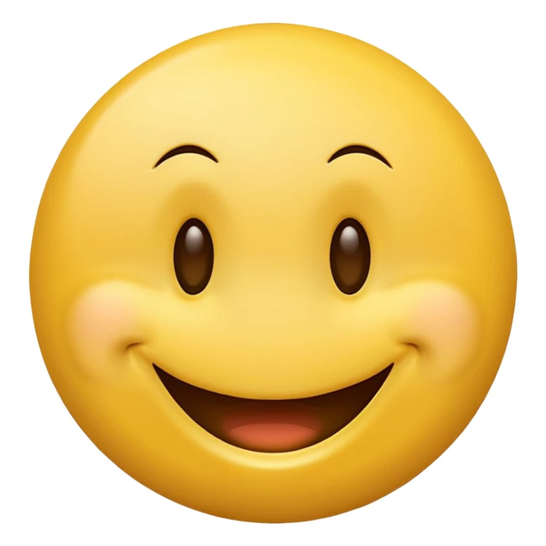 classic yellow smiley face emoji sticker