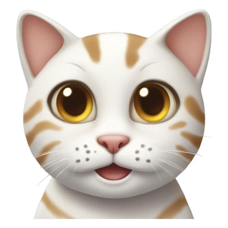 A happy cat sticker