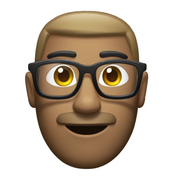 roedor con lentes sticker