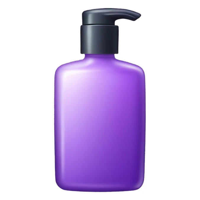 Purple sparkly lotion sticker