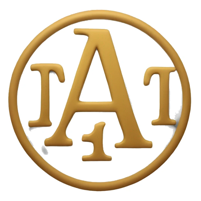 Greek letters in Capital sticker