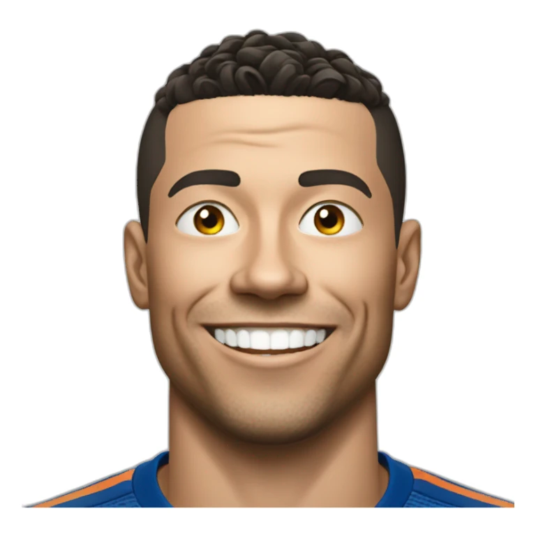 Smiley avec Ronaldo sticker
