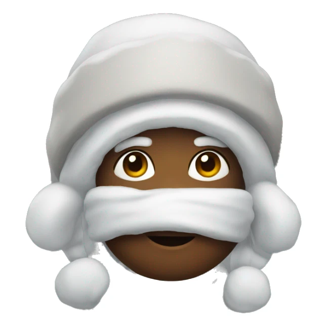 winter warm emoji sticker
