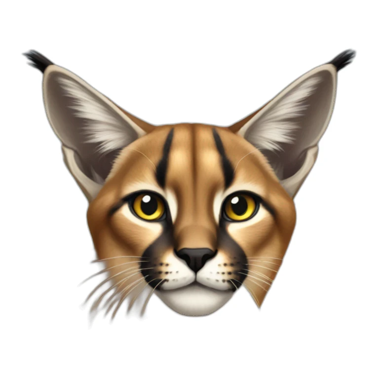 caracal cat sticker