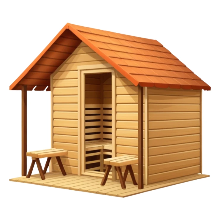 sauna tent sticker