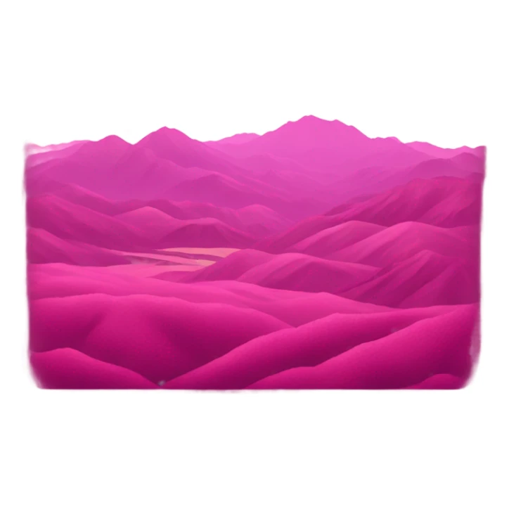 Pink landscape  sticker