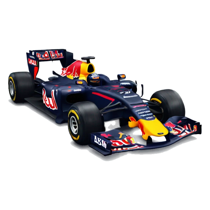 Formula 1 car Red Bull sticker
