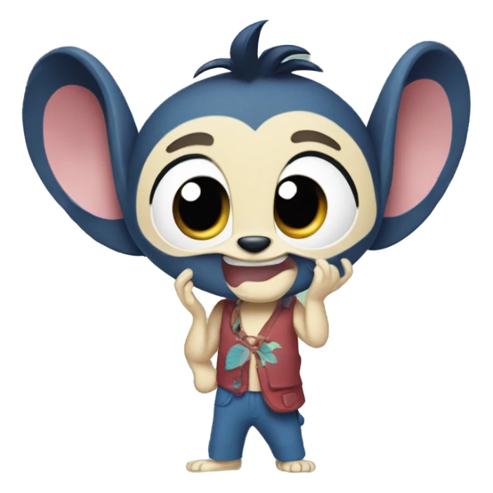 Jambo from cartoon “lilo and stitch” sticker