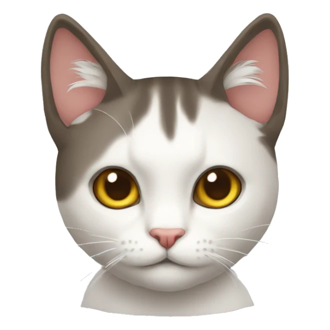 gato asombrado sticker