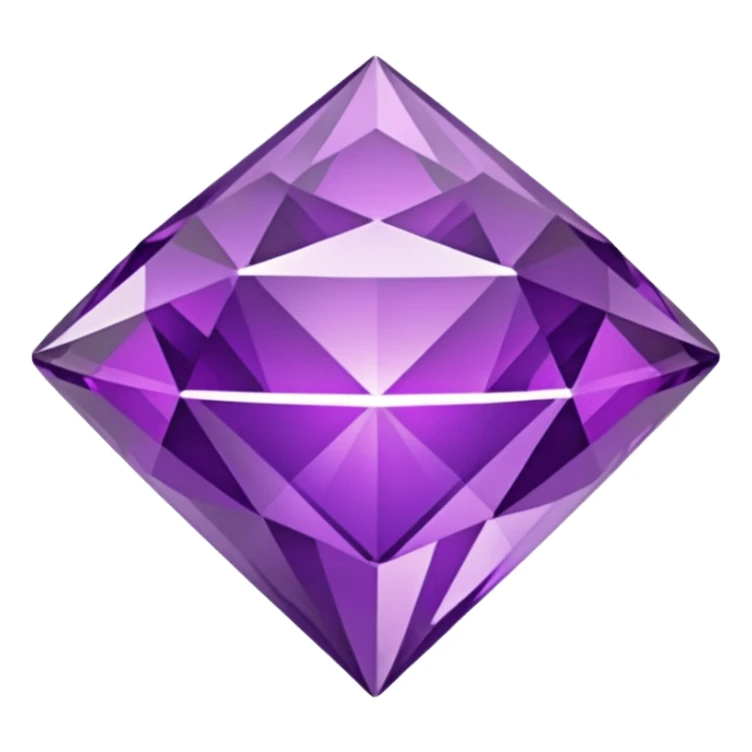purple cian diamond sticker
