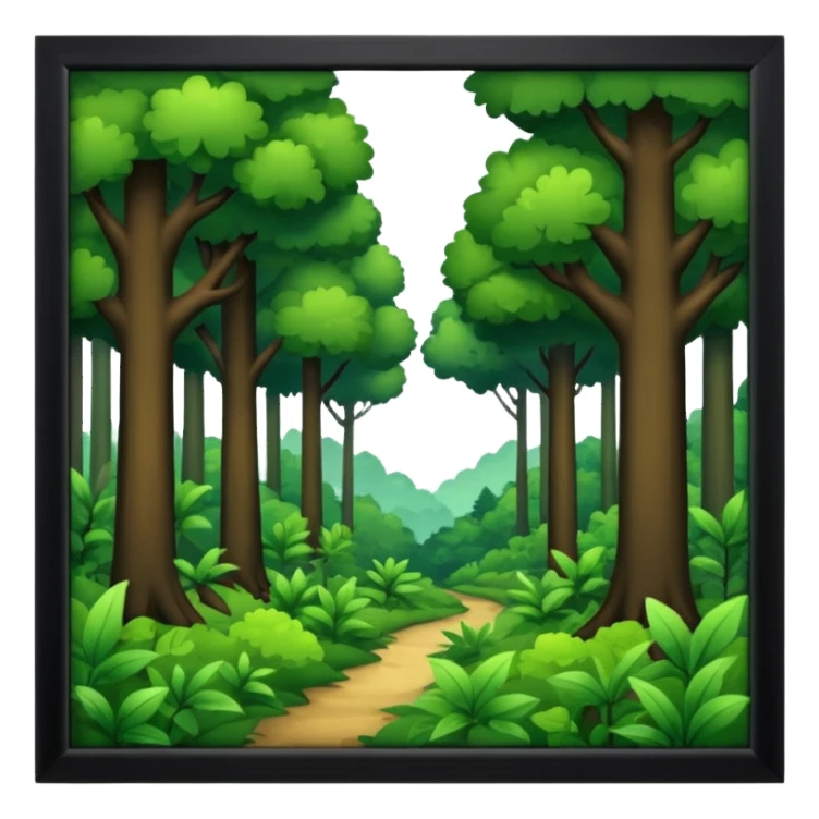 nature frame sticker