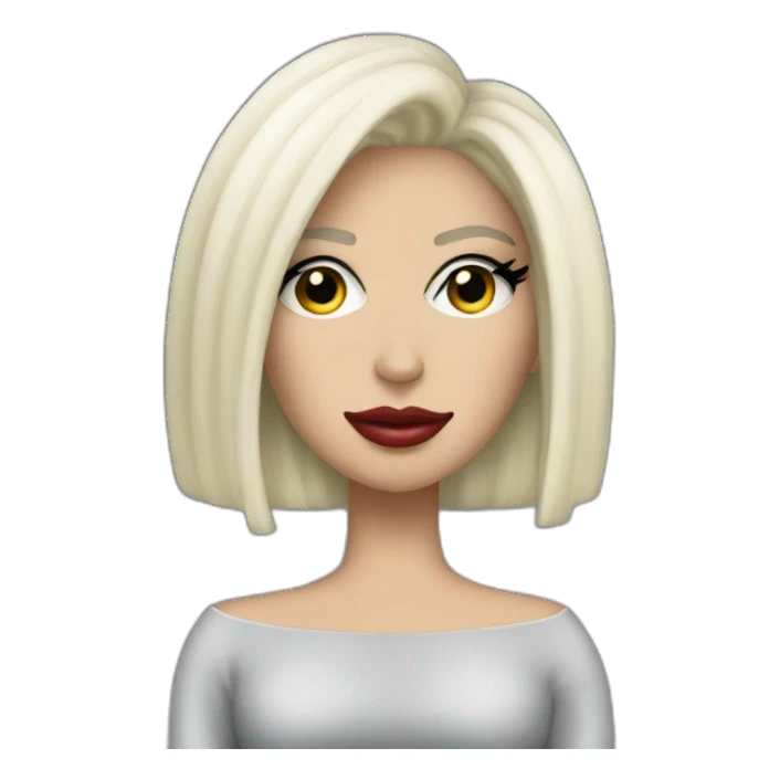 Lady Gaga in Poker Face sticker