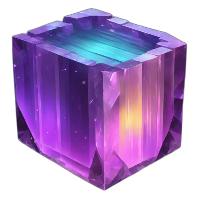 Bismuth crystal sticker