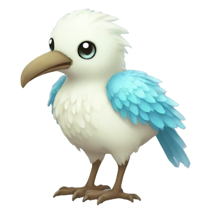 Fantasy ice bird Fakemon full body sticker