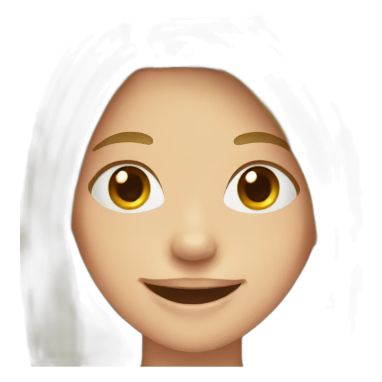 girl with braces sticker