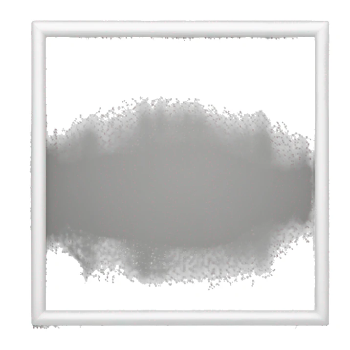 an empty photo frame with no picture sticker