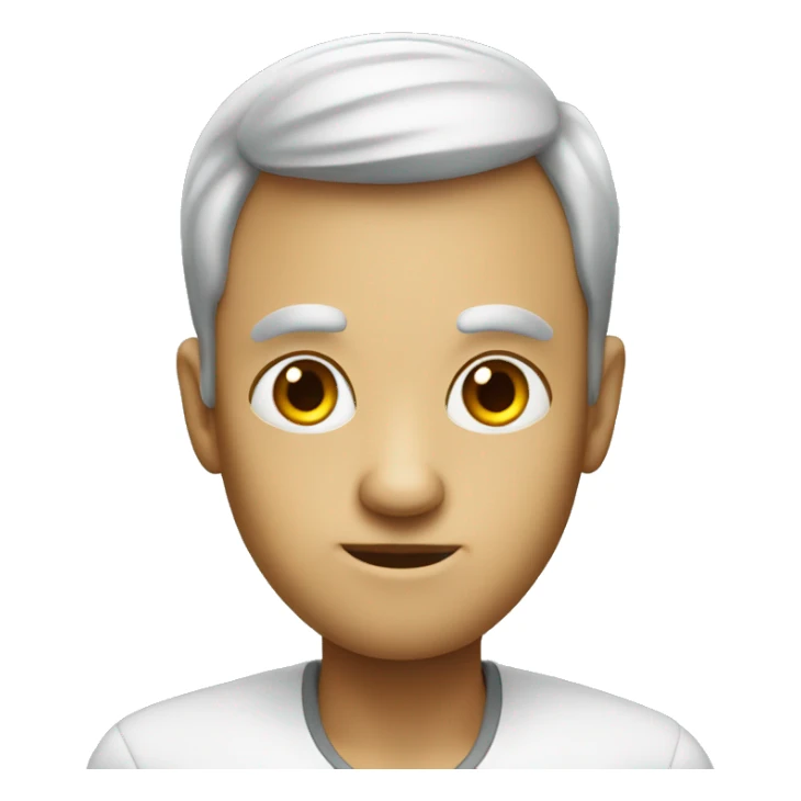 a smart person with huge head sticker