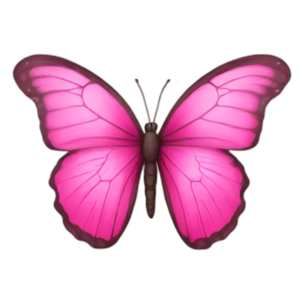 Butterfly pink sticker