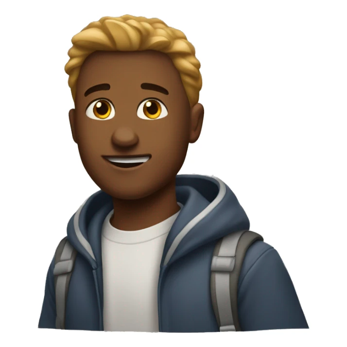 Joshua trägt einen Schulranzen sticker