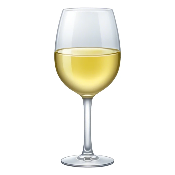 Glass of white wine sticker