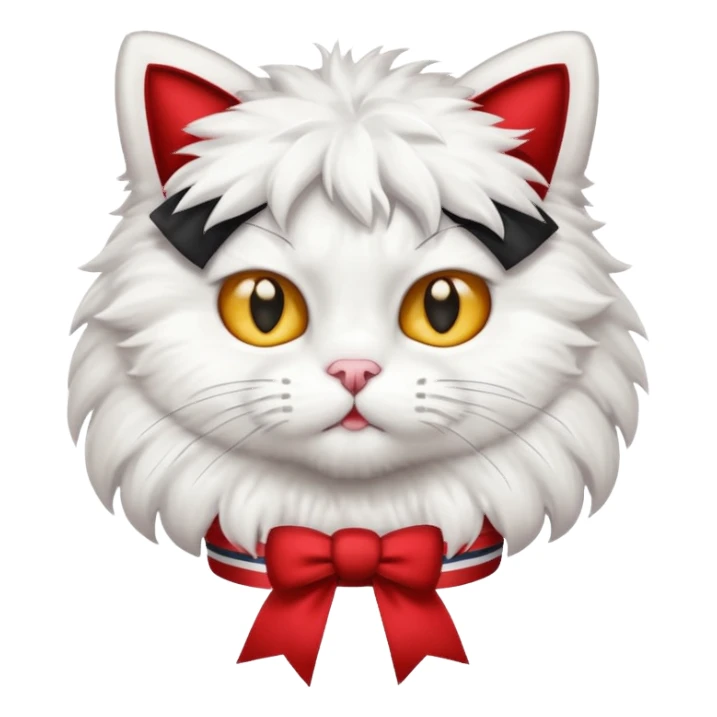 cheerleader cat with pom pom sticker