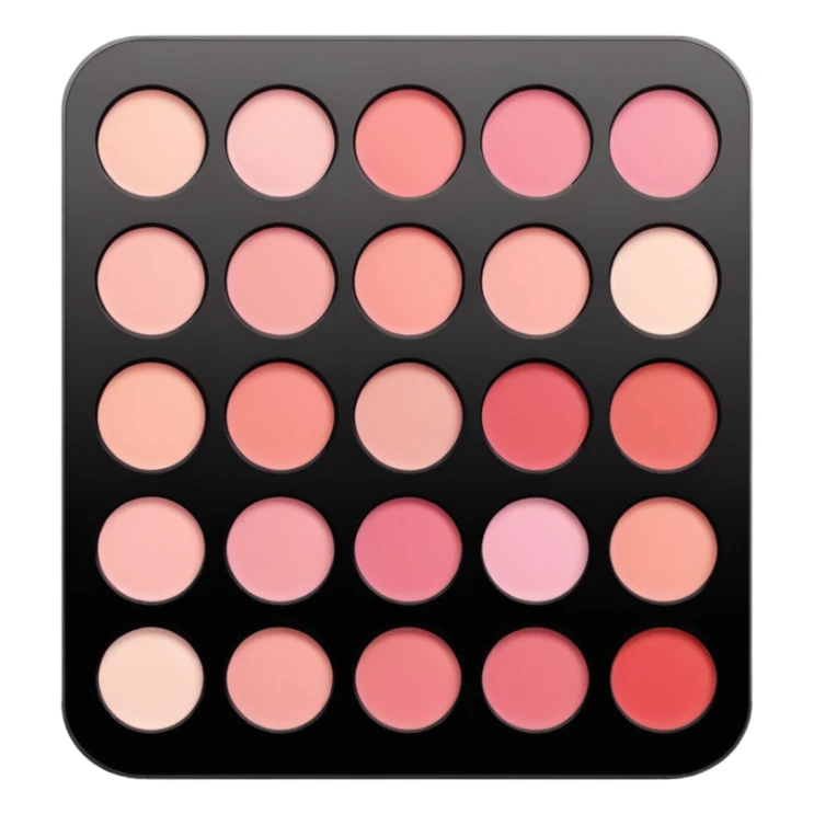 Blush palette pink and red sticker