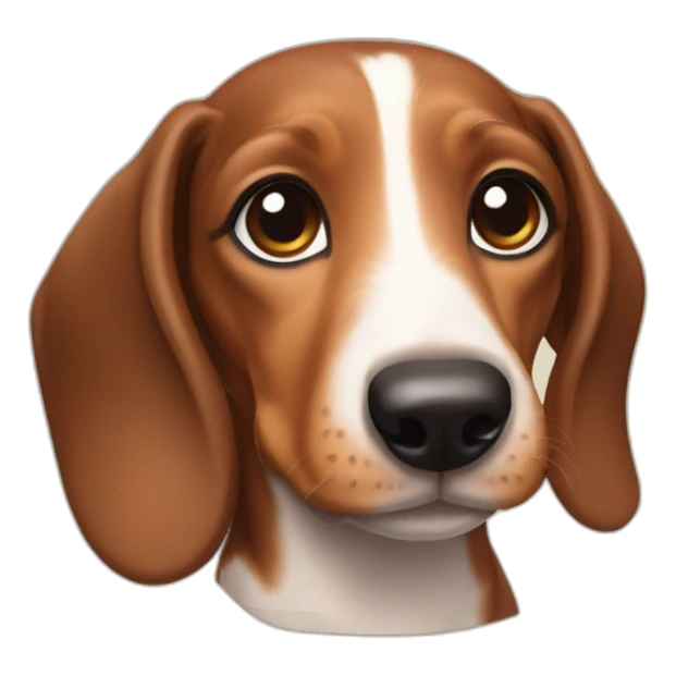 Dachshund puppy sticker