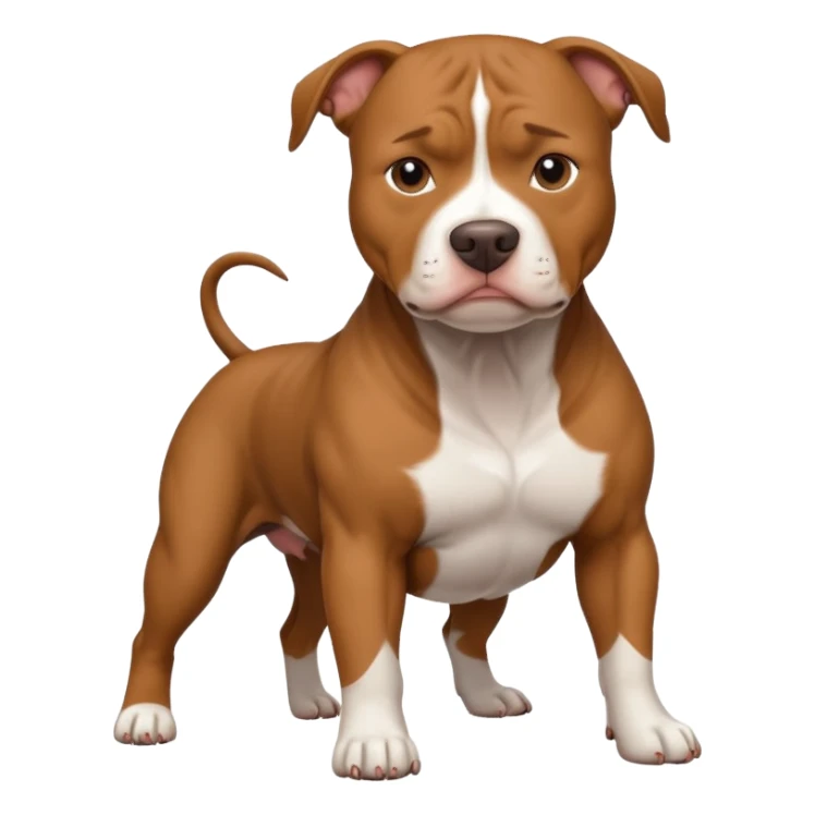 Un pitbull sticker