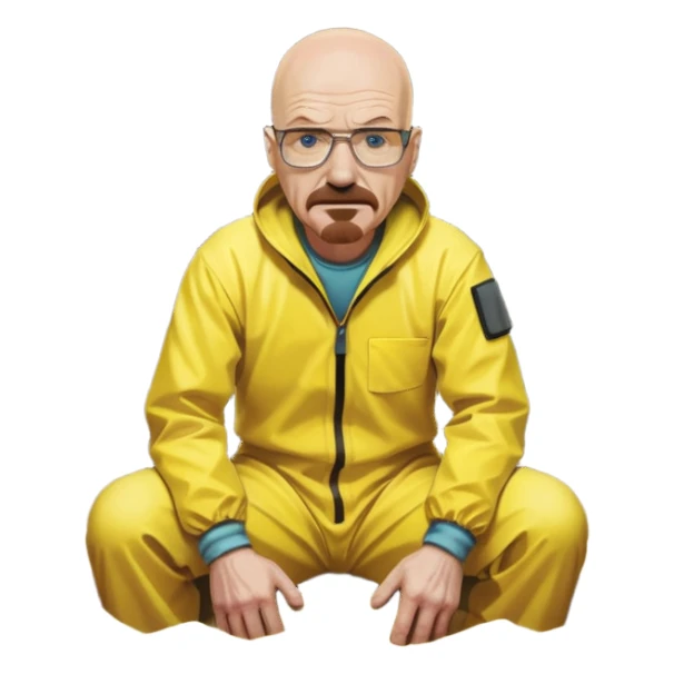 breaking bad walter white crawlspace moment sticker