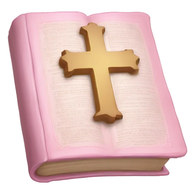 Light pink Holy Bible sticker