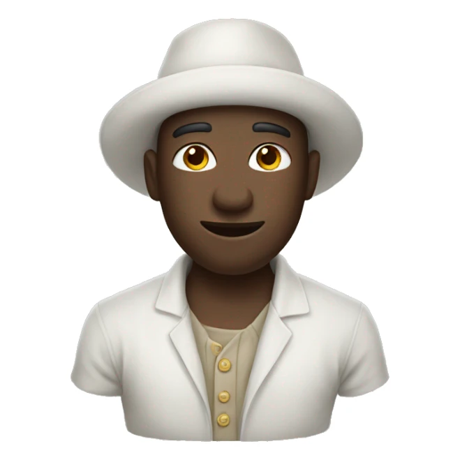 Cotton person sticker